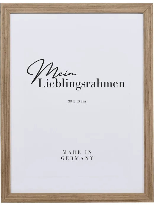 Bilderrahmen Holz Leonie in Nussbaum, Frontansicht