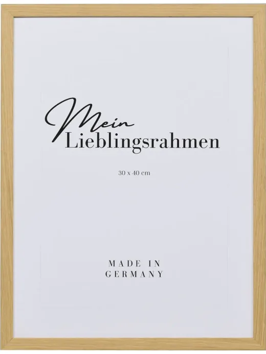 Bilderrahmen Holz Sophie in Eiche, Frontansicht