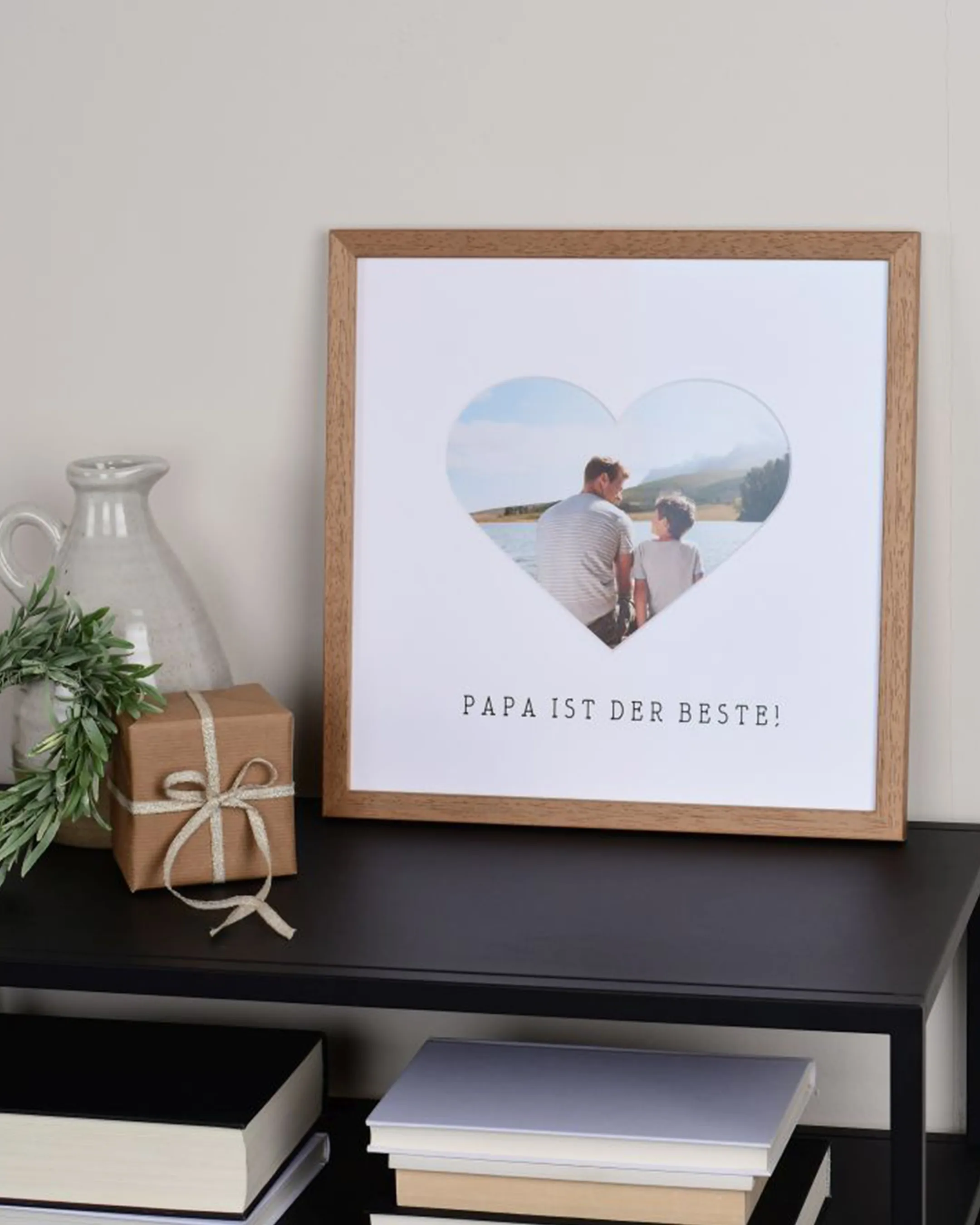 Bilderrahmen Herz "Papa" 30x30cm