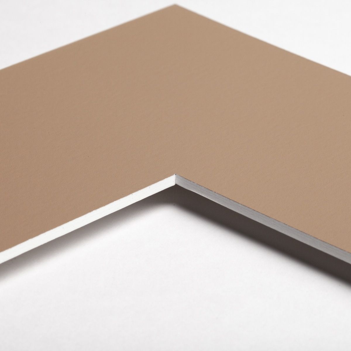Zubehör Passepartout, Farbe maroon - Ecke Ecke eines Passepartouts in der Farbe maroon