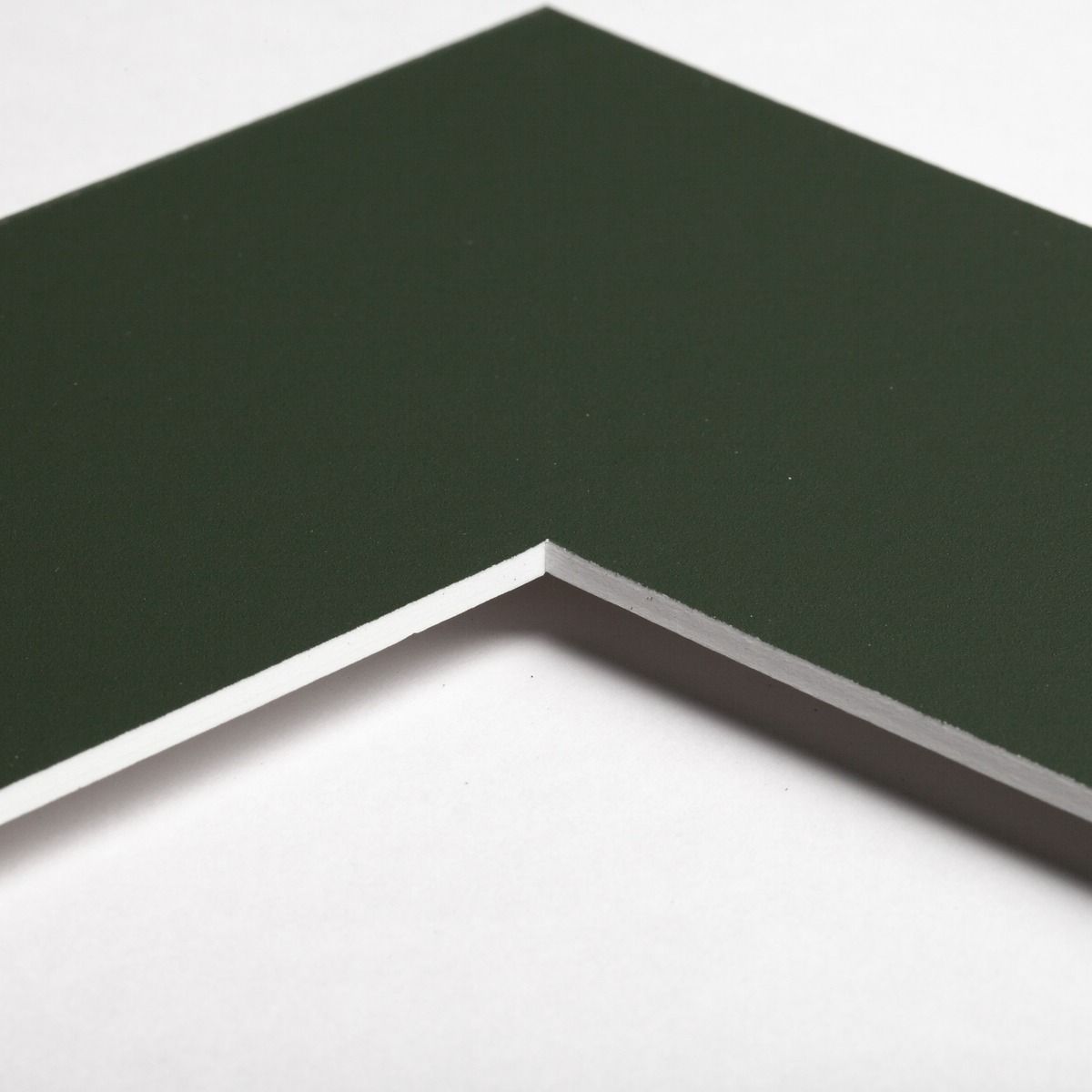 Zubehör Passepartout, Farbe ihasa - Ecke Ecke eines Passepartouts in der Farbe ihasa