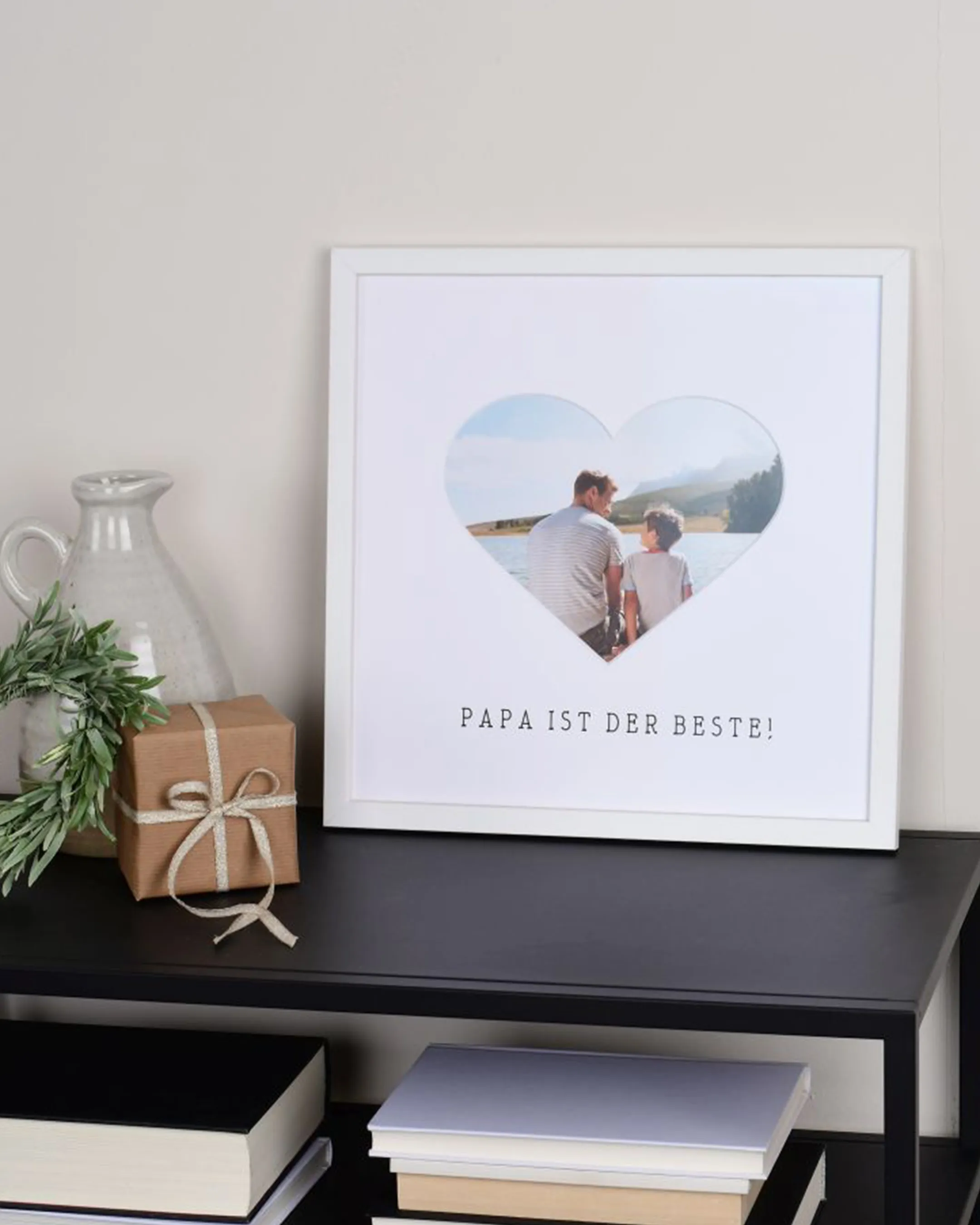 Bilderrahmen Herz "Papa" 30x30cm