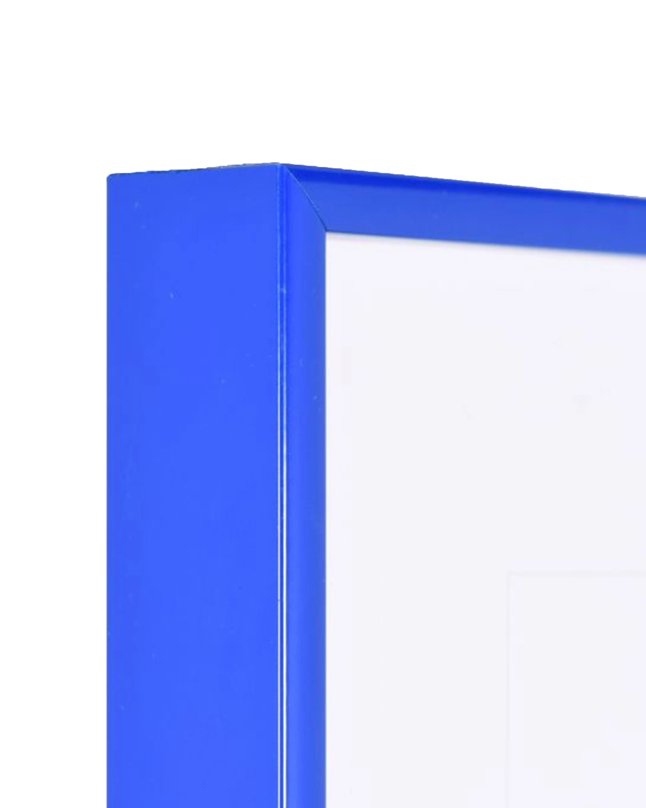 Bilderrahmen Aluminium Luca Blau – Detailansicht