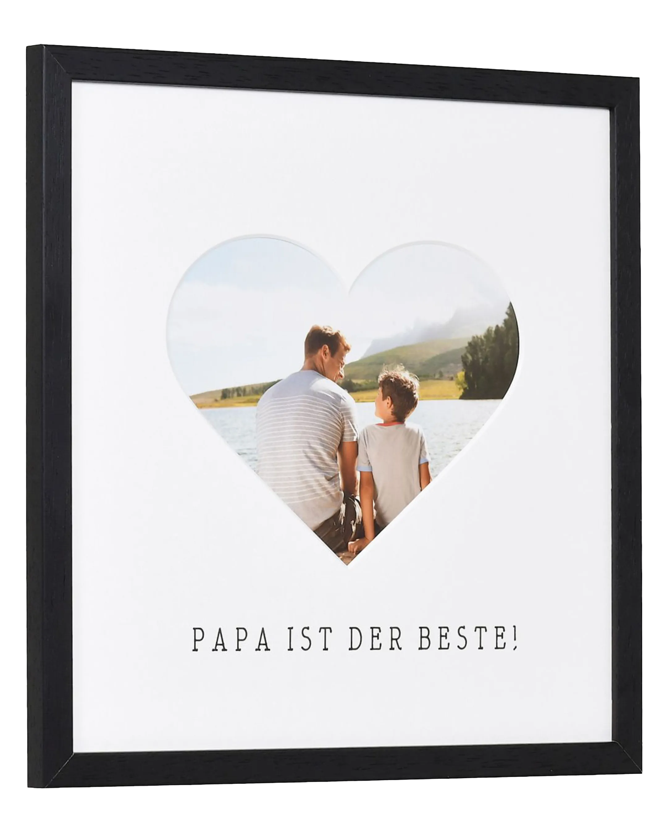 Bilderrahmen Herz "Papa" 30x30cm