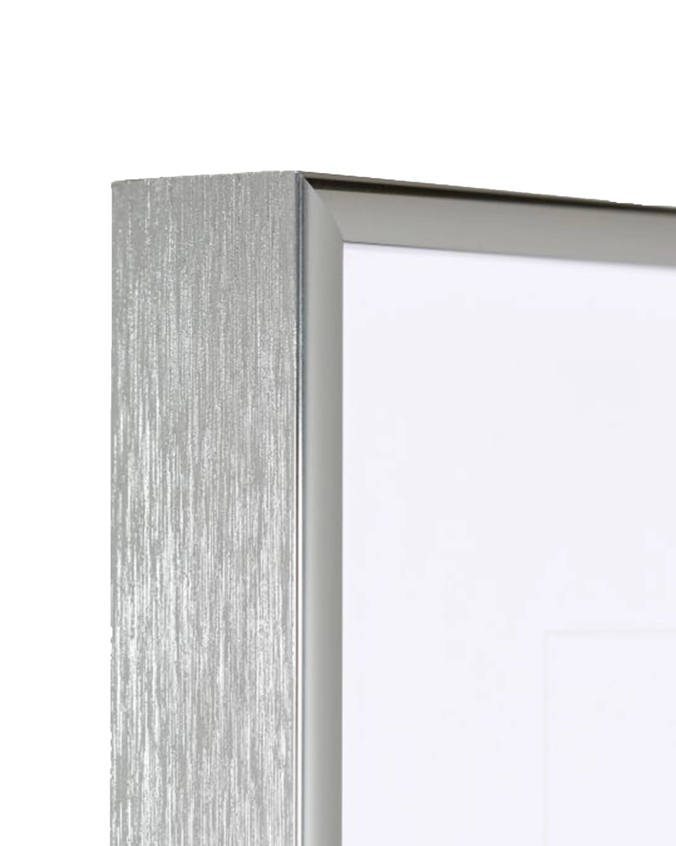 Bilderrahmen Aluminium Luca Antiksilber – Detailansicht