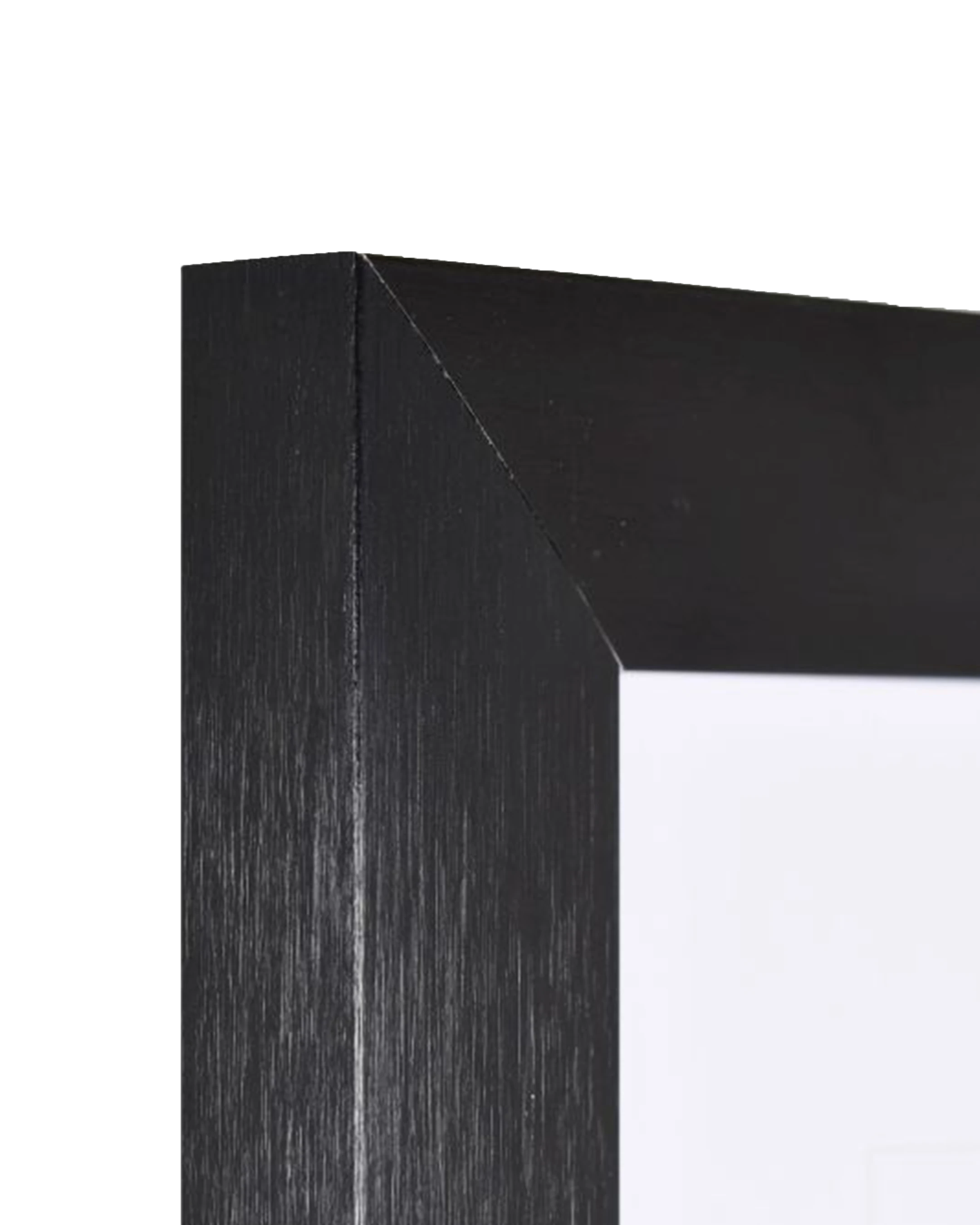 Bilderrahmen Aluminium Costa Schwarz – Detailansicht