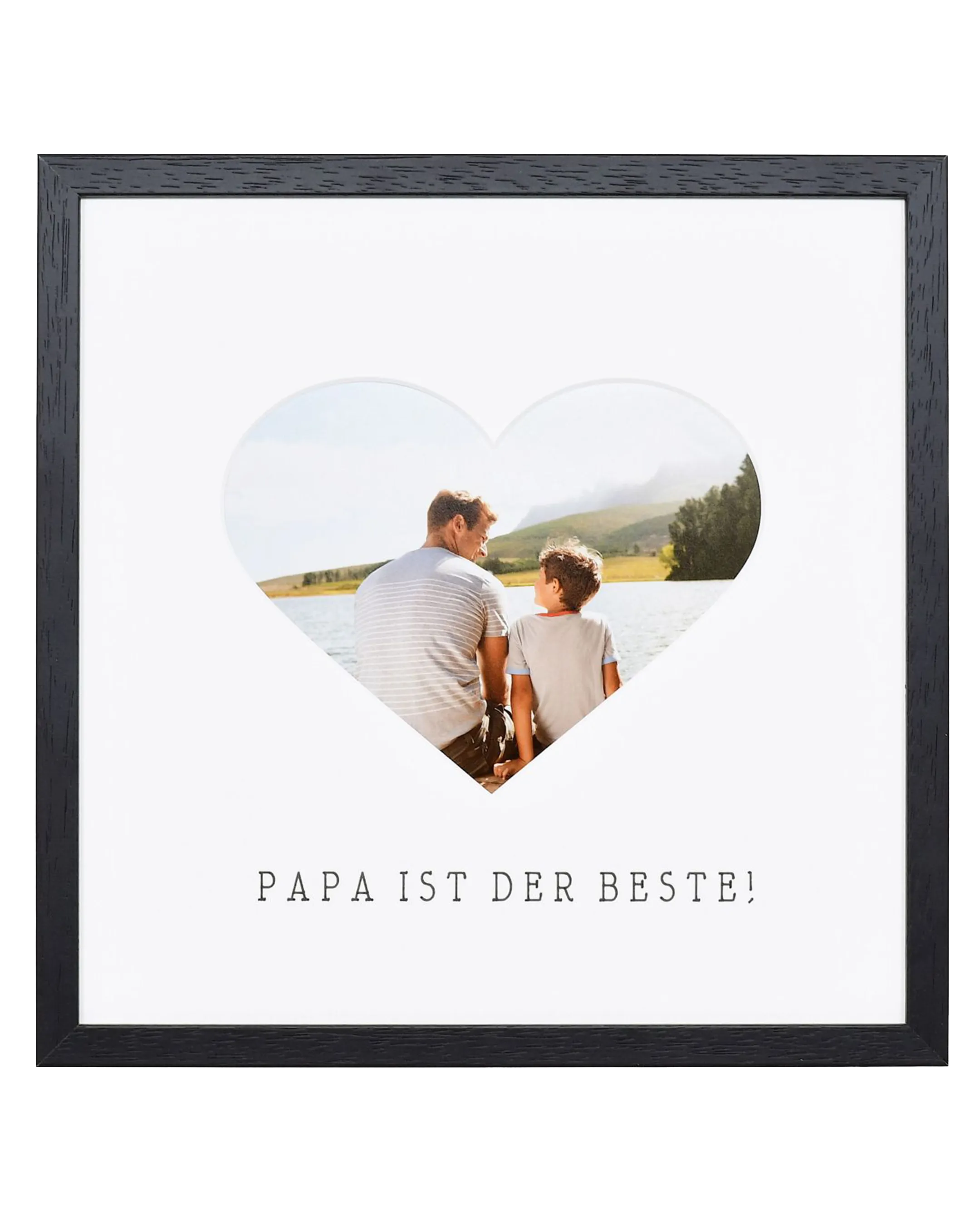 Bilderrahmen Herz "Papa" 30x30cm