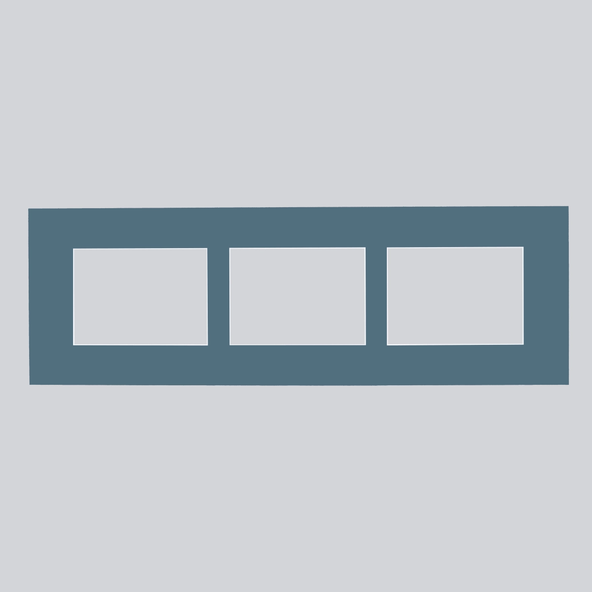 Passepartoutcollage Camille 23x70 cm