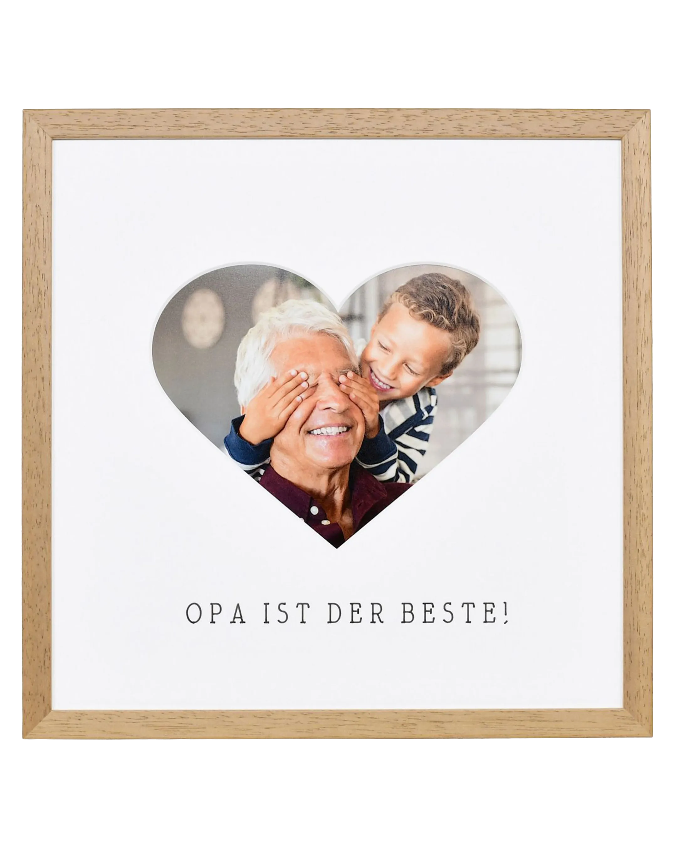 Bilderrahmen Herz "Opa" 30x30cm