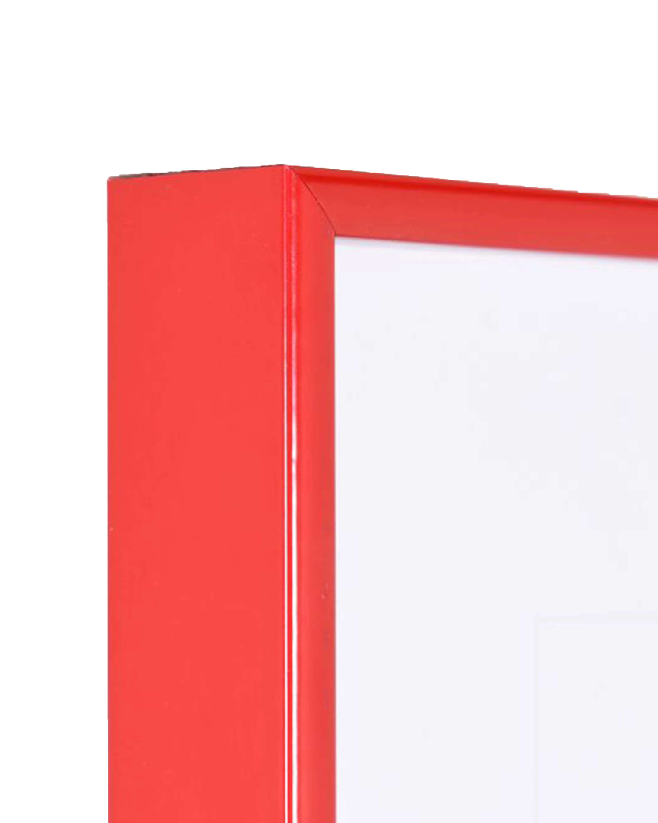 Bilderrahmen Aluminium Luca Rot – Detailansicht