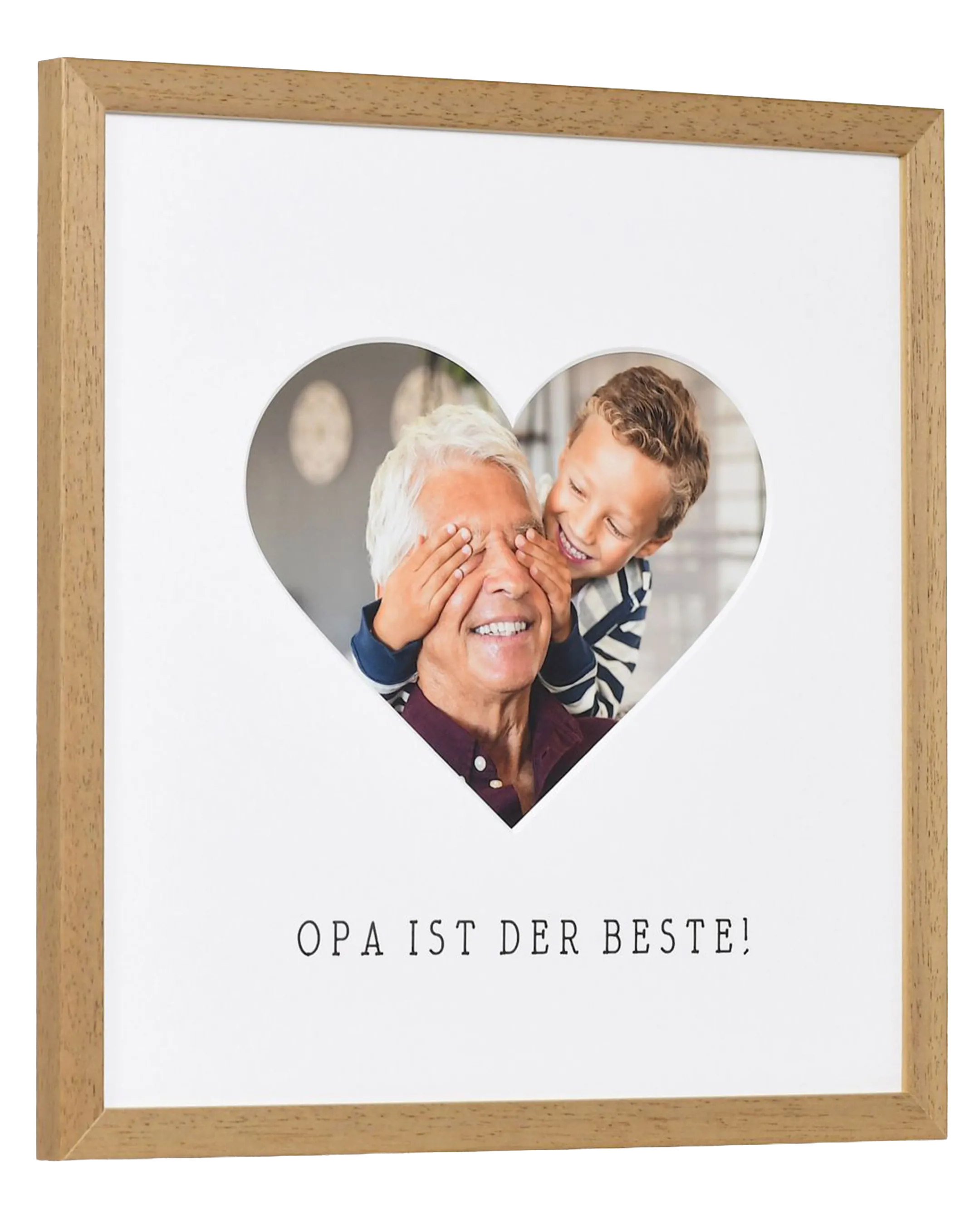 Bilderrahmen Herz "Opa" 30x30cm