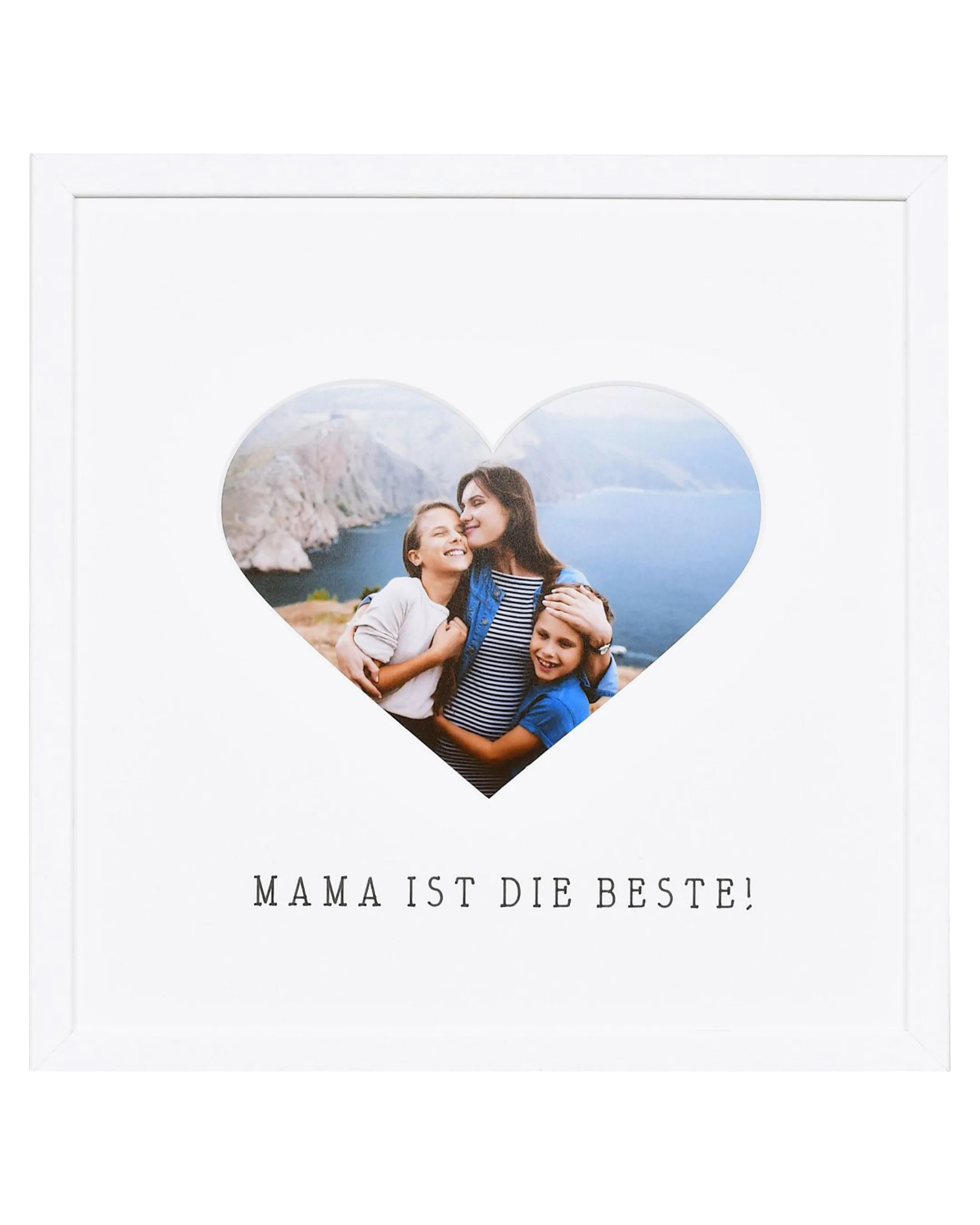 Bilderrahmen Herz "Mama" 30x30cm