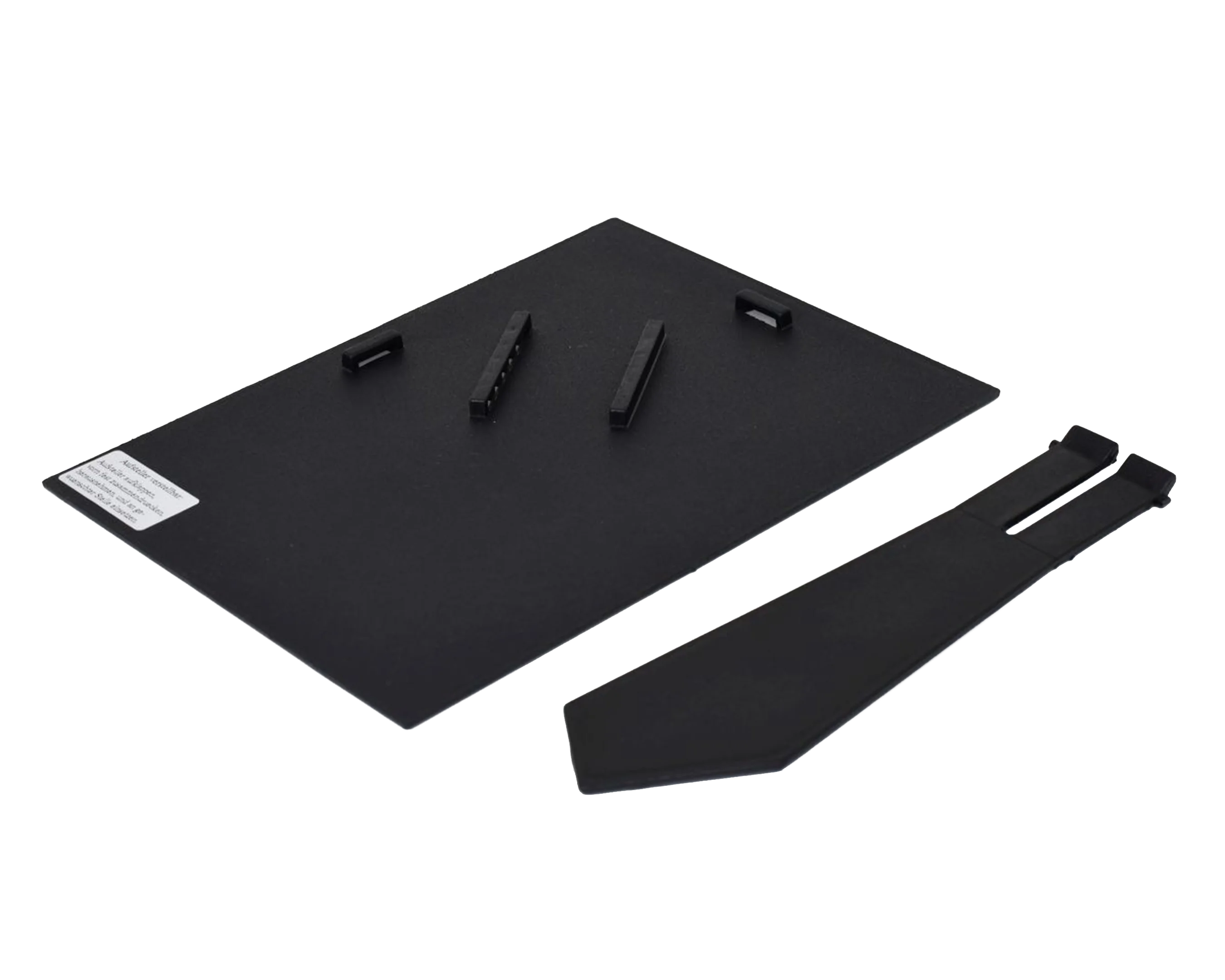 Stabile Kunststoffrückwand – Rückansicht
