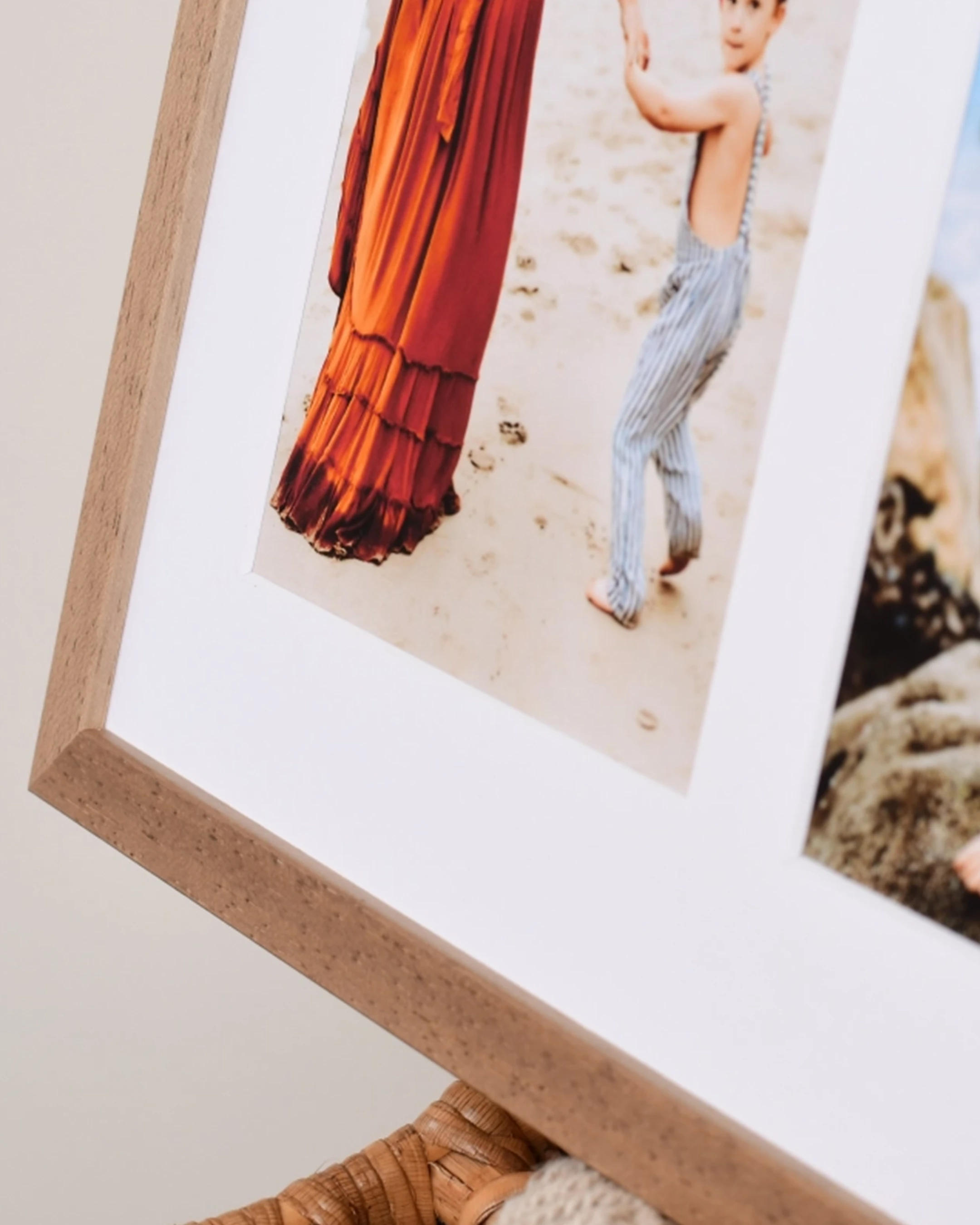 Passepartoutcollage Fleur 25x80 cm – Detailansicht