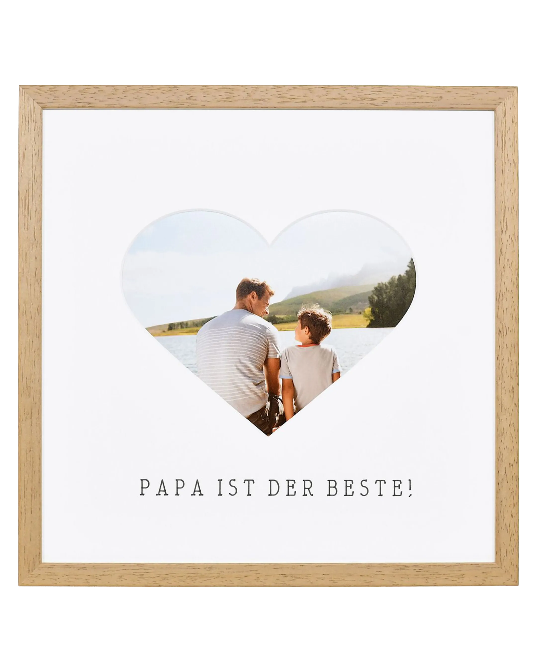 Bilderrahmen Herz "Papa" 30x30cm