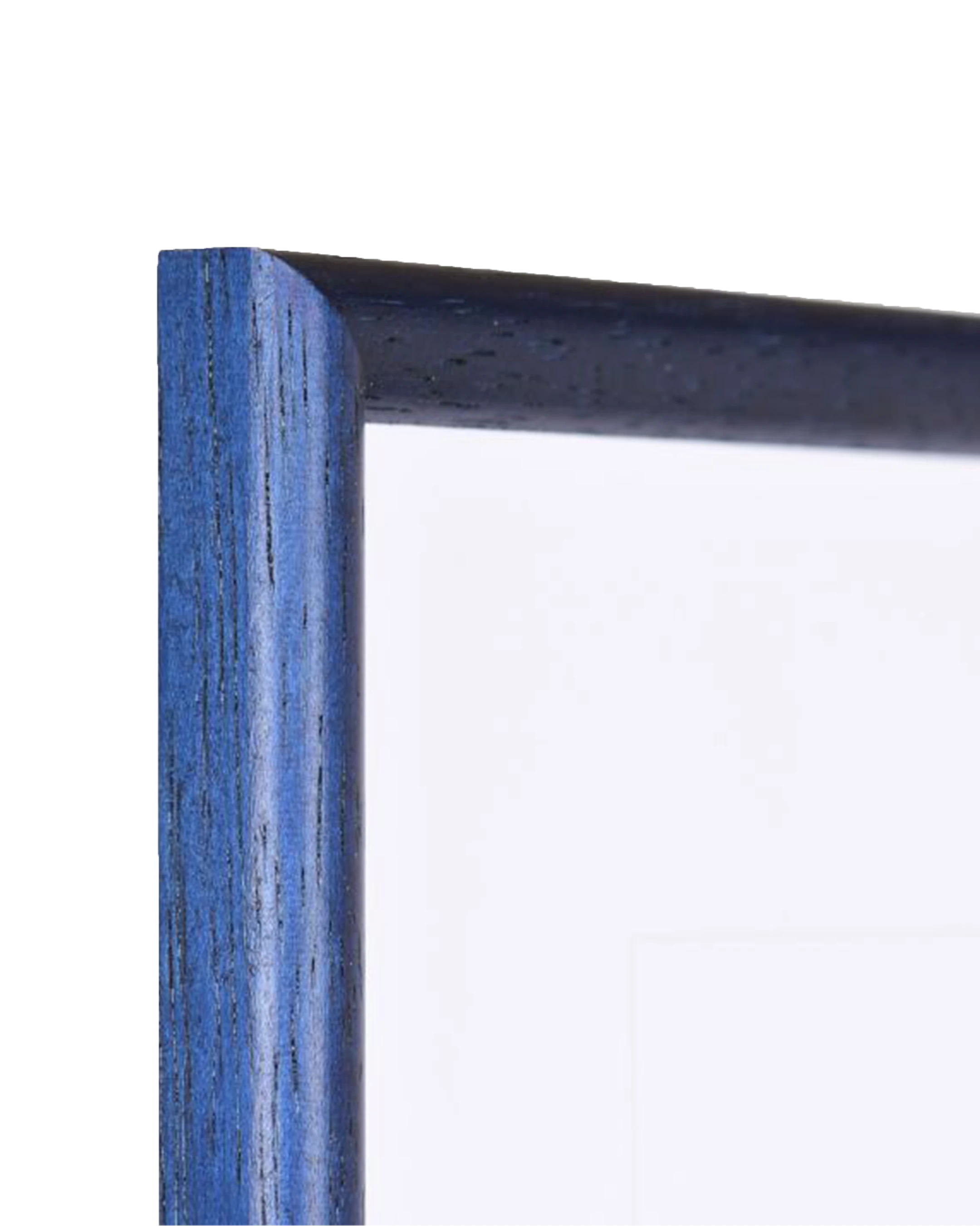 Bilderrahmen Holz Ava Blau – Detailansicht