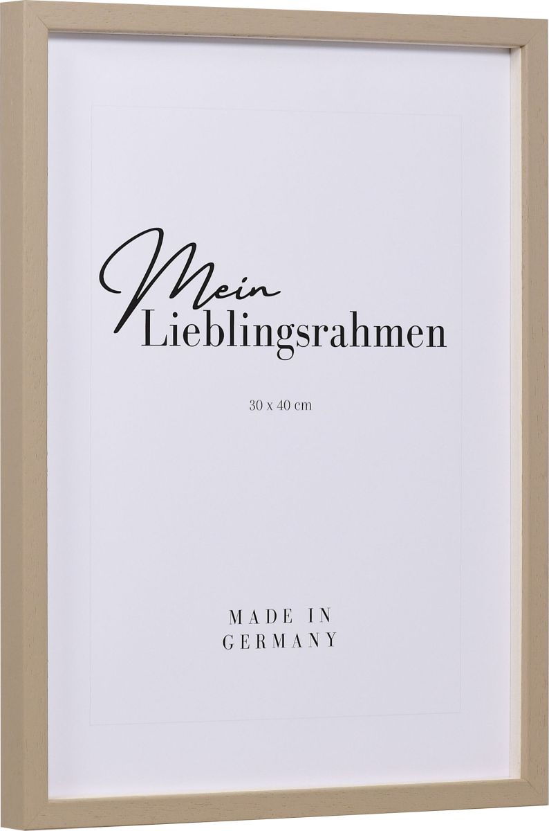 Holz-Profil 35, honig - Seitenansicht Seitenansicht eines honigfarbenen Rahmens für Poster